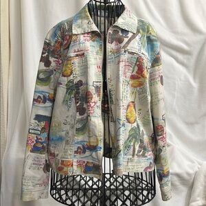 Chico's Multicolor Artistic Jacket
